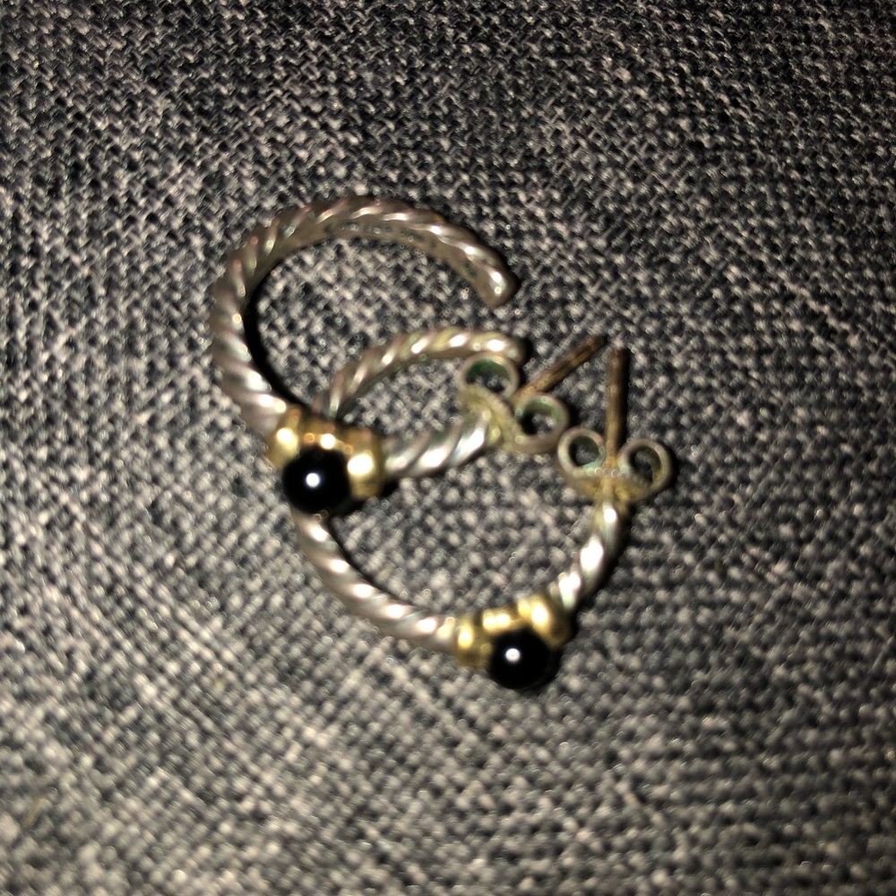 David Yurman Onyx Earrings